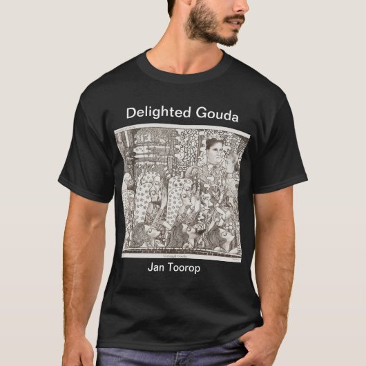 Gewogen Gouda Jan Toorop Art Nouveau T-Shirt (Voorkant)