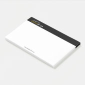 Gewogen maan Logo 10X6 Post-it® Notes (Schuin)