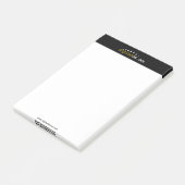 Gewogen maan Logo 4x6 Post-it® Notes (Schuin)