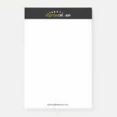 Gewogen maan Logo 4x6 Post-it® Notes (Voorkant)