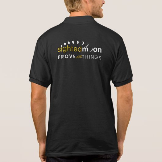 Gewogen maan polo (Achterkant)