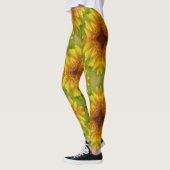 Gewogen zonnebloemen.... leggings (Links)