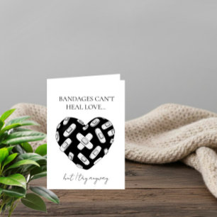 Gewond Hart Valentijnskaart Feestdagen Kaart