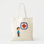 Gewonde Canvas tas van het Jongerenziekenhuis (Voorkant)