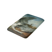 Gewonde Heron (door George Frederick Watts) Badmat (Gekanteld)