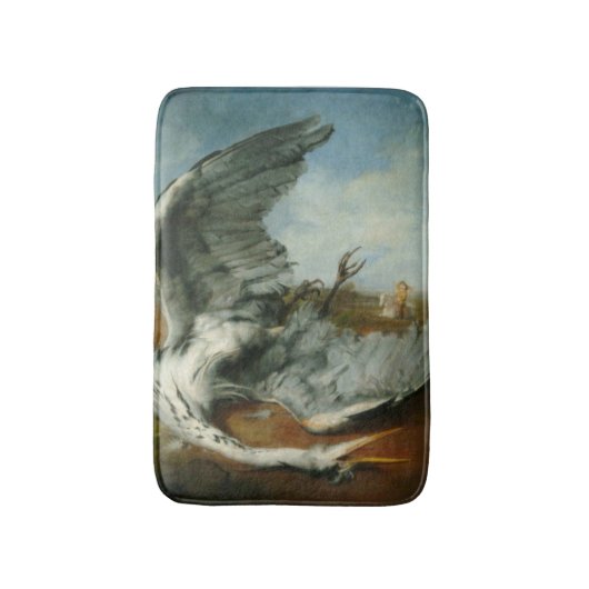 Gewonde Heron (door George Frederick Watts) Badmat (Voorkant Verticaal)