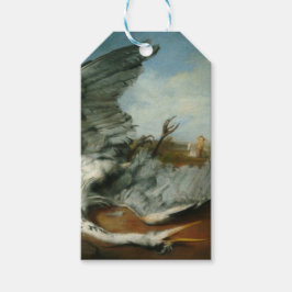 Gewonde Heron (door George Frederick Watts) Cadeaulabel