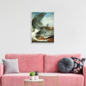 Gewonde Heron (door George Frederick Watts) Canvas Afdruk (Insitu (Woonkamer))