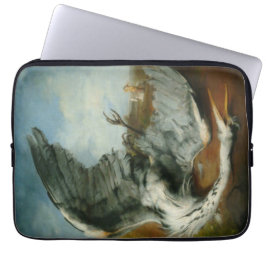 Gewonde Heron (door George Frederick Watts) Laptop Sleeve