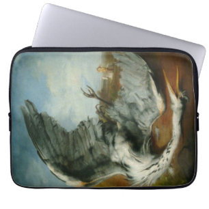 Gewonde Heron (door George Frederick Watts) Laptop Sleeve