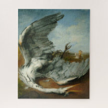 Gewonde Heron (door George Frederick Watts)