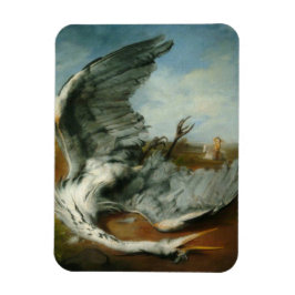 Gewonde Heron (door George Frederick Watts) Magneet