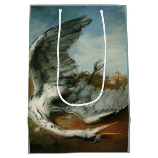 Gewonde Heron (door George Frederick Watts) Medium Cadeauzakje (Achterkant)