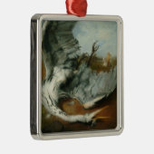 Gewonde Heron (door George Frederick Watts) Metalen Ornament (Rechts)