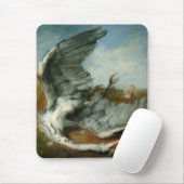 Gewonde Heron (door George Frederick Watts) Muismat (Met muis)