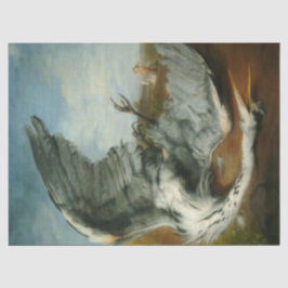 Gewonde Heron (door George Frederick Watts) Tissuepapier