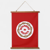 Gewonde in dienst hangend wandkleed (Voorkant)