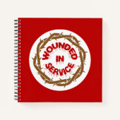 Gewonde in dienst notitieboek (Voorkant)
