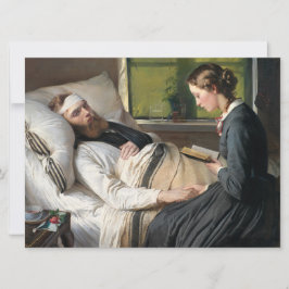 Gewonde krijger (door Elisabeth Jerichau-Baumann) Kaart