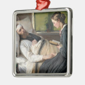 Gewonde krijger (door Elisabeth Jerichau-Baumann) Metalen Ornament (Links)