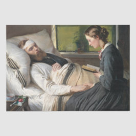 Gewonde krijger (door Elisabeth Jerichau-Baumann) Tissuepapier