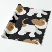 Gewonde puppy Dog Cadeaupapier (Uitgerold)