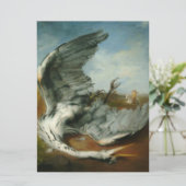 Gewonde Reiger (door George Frederick Watts) Kaart (Staand voorkant)