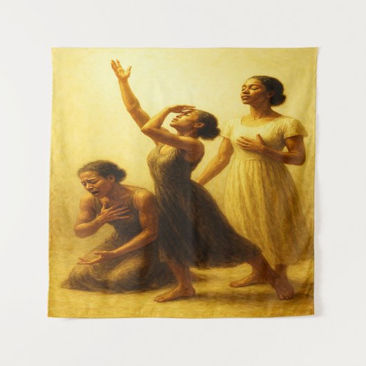 "Gewonde" wandtapijt Wandkleed (Voorkant)