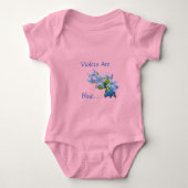 Gewonden zijn blauw... Baby Bodysuit (Voorkant)