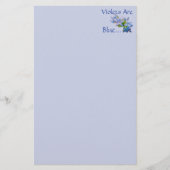 Gewonden zijn blauw... briefpapier (Voorkant)