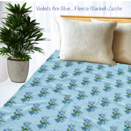 Gewonden zijn blauw... fleece deken