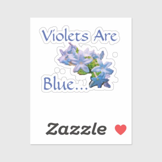 Gewonden zijn blauw... sticker (Vel)