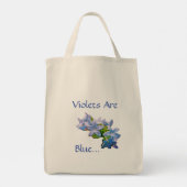 Gewonden zijn blauw... tote bag (Achterkant)