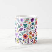 Gewone bloemenmolen koffiemok (Center)