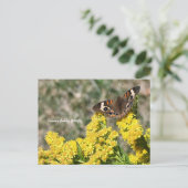 gewone Buckeye Butterfly-Briefkaart Briefkaart (Staand voorkant)