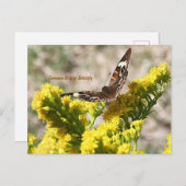 gewone Buckeye Butterfly-Briefkaart Briefkaart (Voorkant / Achterkant)