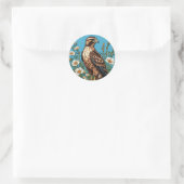 Gewone buizerd Vogel Natuur Liefhebber Cadeau Ronde Sticker (Tas)