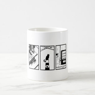 Gewone Dagen Manga T-Shirt   Manga Strip Koffiemok