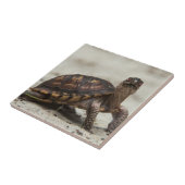 Gewone doosschildpad tegeltje (Zijkant)