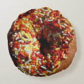 Gewone doughnut met sproinkles rond kussen (Achterkant)