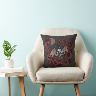 Gewone Duiker Art Nouveau Kussen