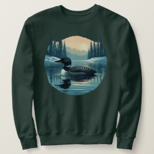 Gewone duiker - Retro Winter Cabin Kerstontwerp Trui