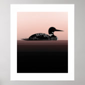 Gewone duikervogel poster (Voorkant)