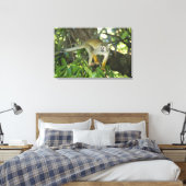 Gewone Eekhoornaap, (Saimiri sciureus), Rio Canvas Afdruk (Insitu (Slaapkamer))