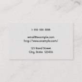 Gewone en moderne raadgever bij het Visitekaartje  (Achterkant)