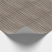 Gewone gebreide stof, bruine textuur. cadeaupapier (Hoek)