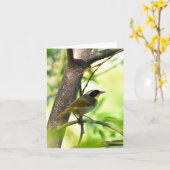 Gewone geelkeel #1 - Blank Note Kaart (Gele Bloem)