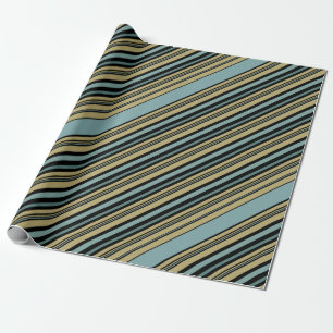 Gewone gestripte olijven, groen, zwart en grijs Th Cadeaupapier