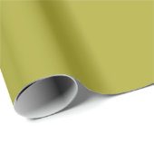 Gewone groene olijf cadeaupapier (Rol Hoek)