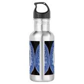 Gewone heirloom: Blauwe wilg. Waterfles (Achterkant)